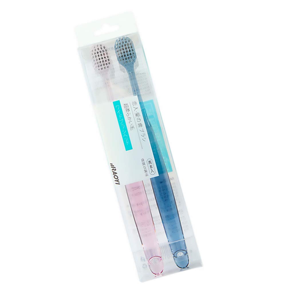 Hemoton Soft Bristle Toothbrush 2-Pack - Gentle Cleaning for Teeth & Paintbrushes