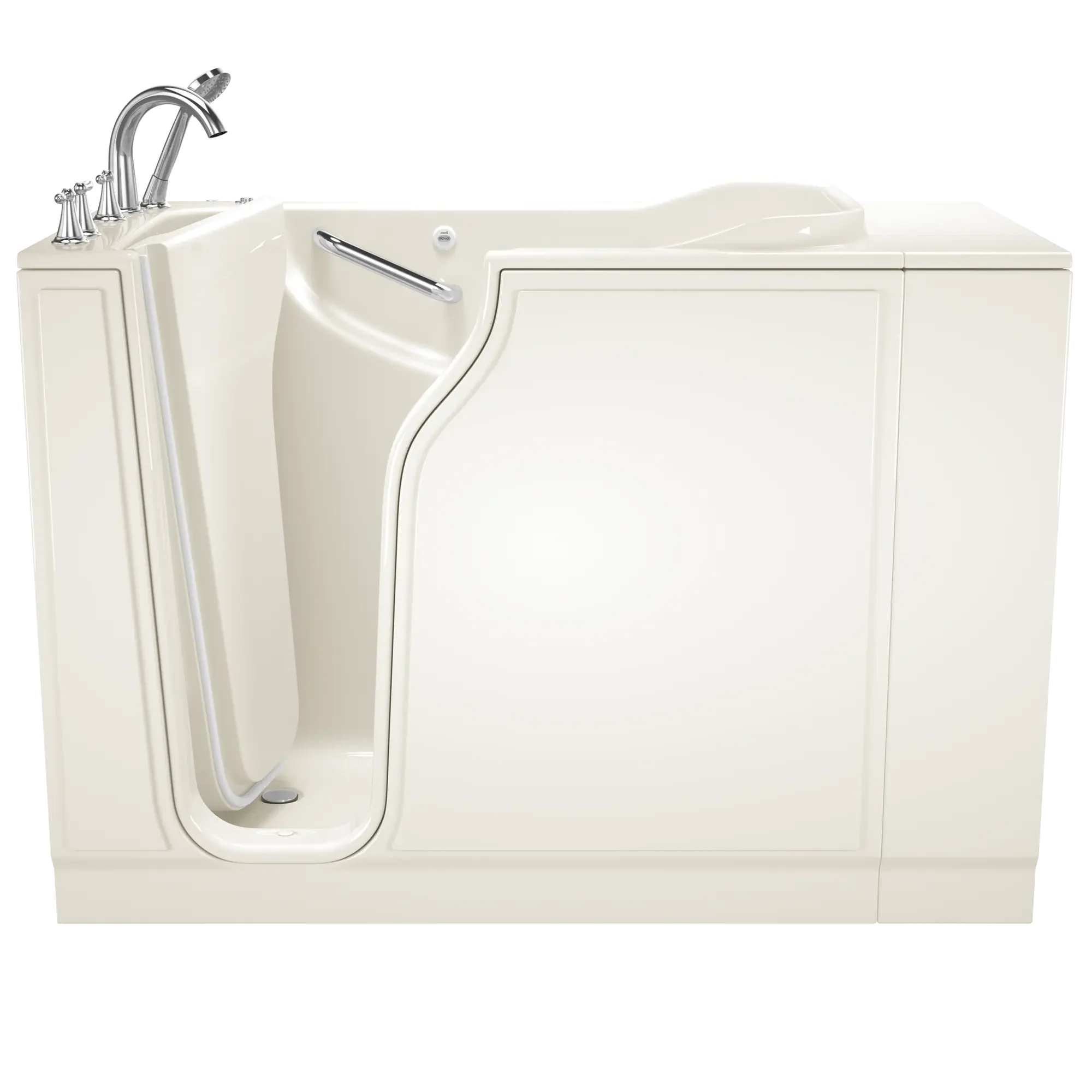 30x52 Inch Gelcoat Walk-In Bathtub with Air Spa System - Left Hand Door & Drain - Ideal for Elderly & Mobility Needs, Relaxing Home Spa Experience