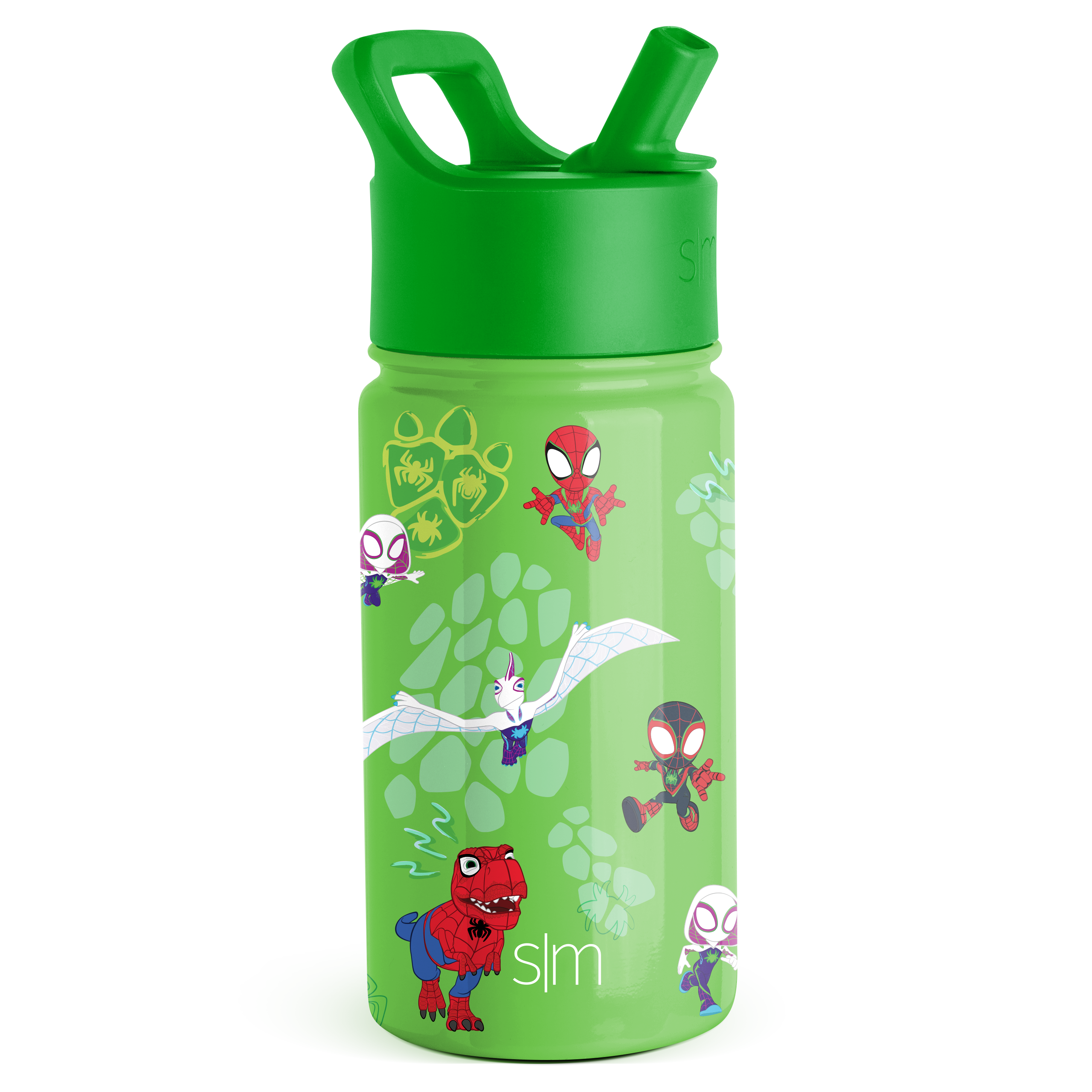 Summit Kids Water Bottle with Straw Lid - BPA Free, Leak Proof, Insulated Stainless Steel Bottle for School, Sports & Outdoor Activities