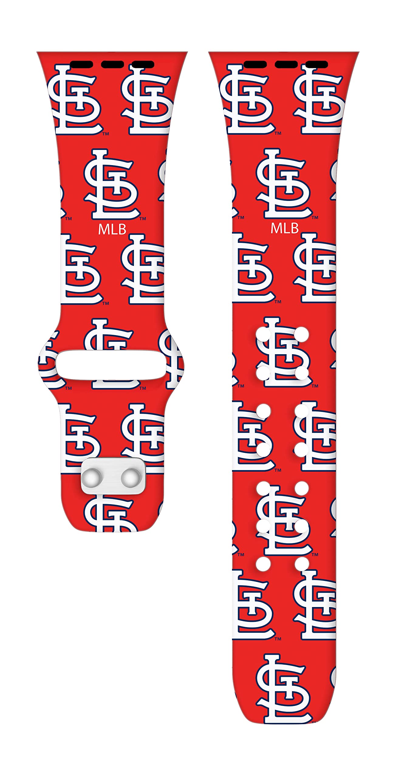 St. Louis Cardinals HD Apple Watch Band - Compatible with All Apple Watch Models - Perfect for Game Day, Sports Fans & Cardinals Supporters