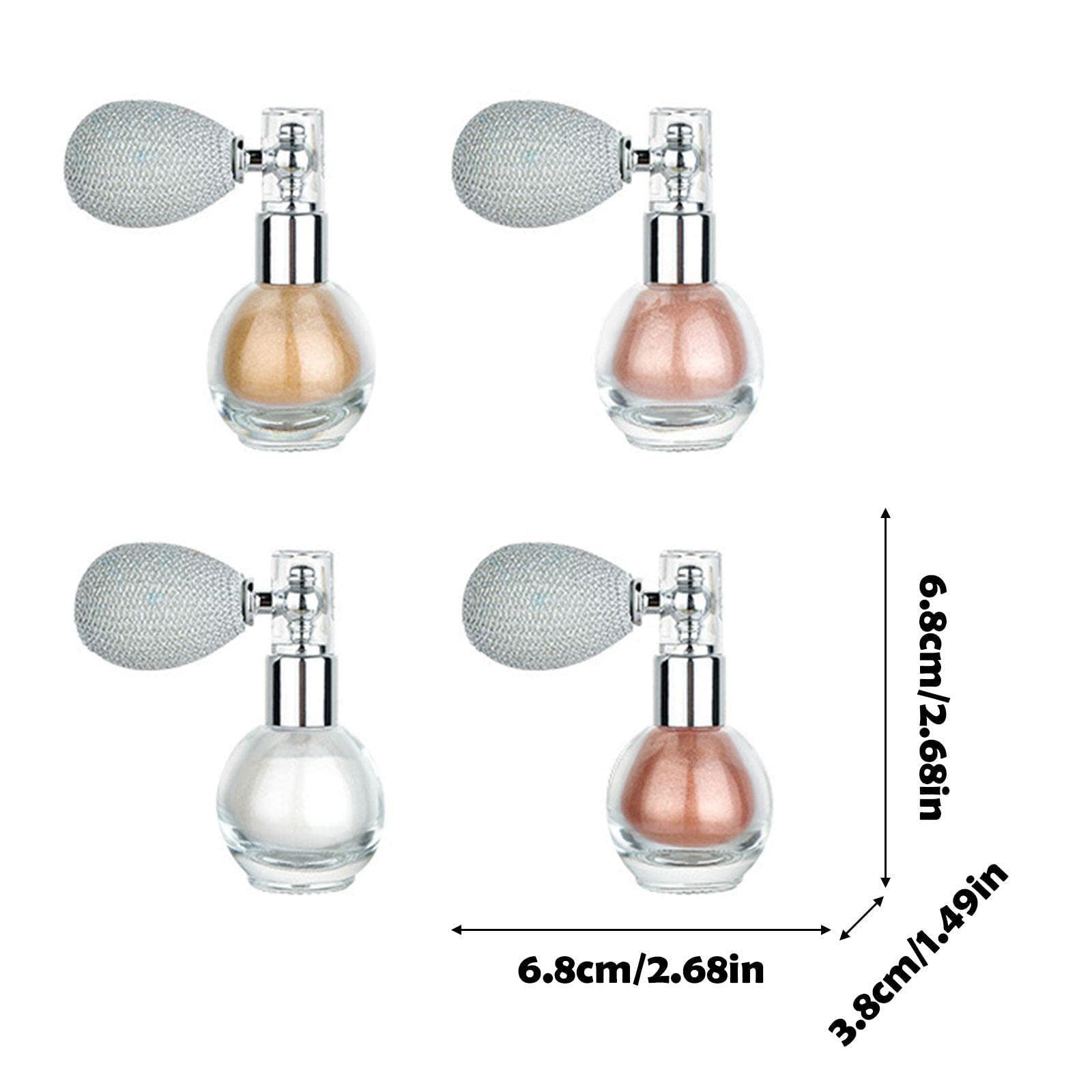 Highlighter Powder Spray - Shimmering Loose Glitter Powder for Face & Body Makeup | High Gloss Finish | Perfect for Parties, Festivals & Special Occasions