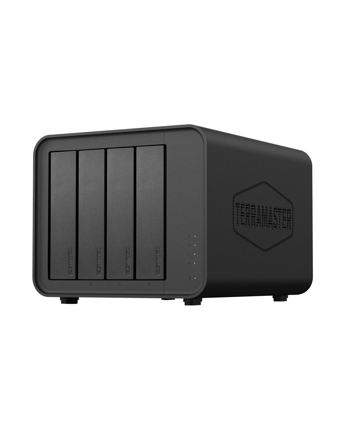TERRAMASTER D4-320 4-Bay USB 3.2 Gen2 External Hard Drive Enclosure - 10Gbps Type-C Hot Swappable Storage for RAID Backup & Media Server (Diskless) - Perfect for Home Office, Data Centers & Video Editing Workstations