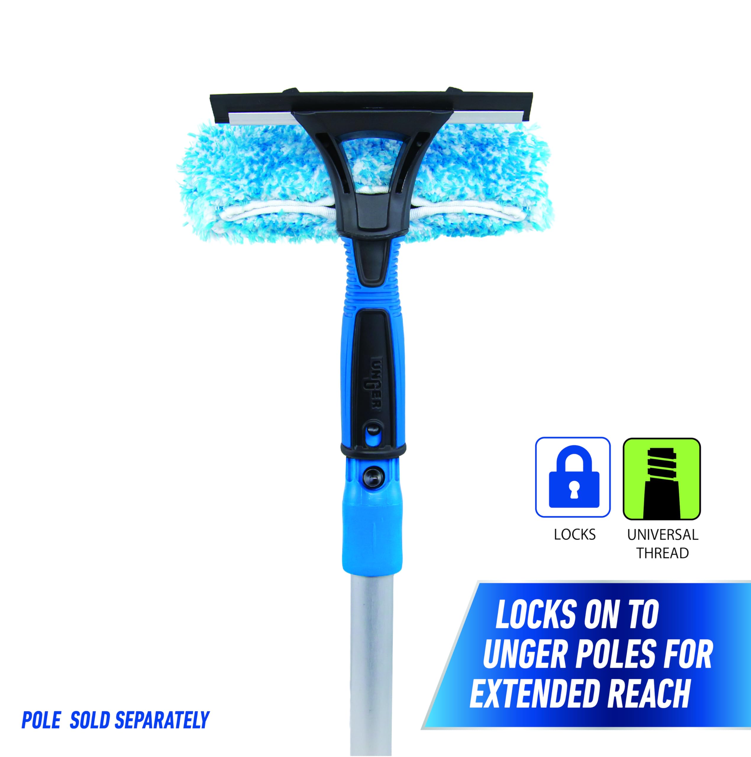 Unger 2-in-1 Squeegee Scrubber - 6