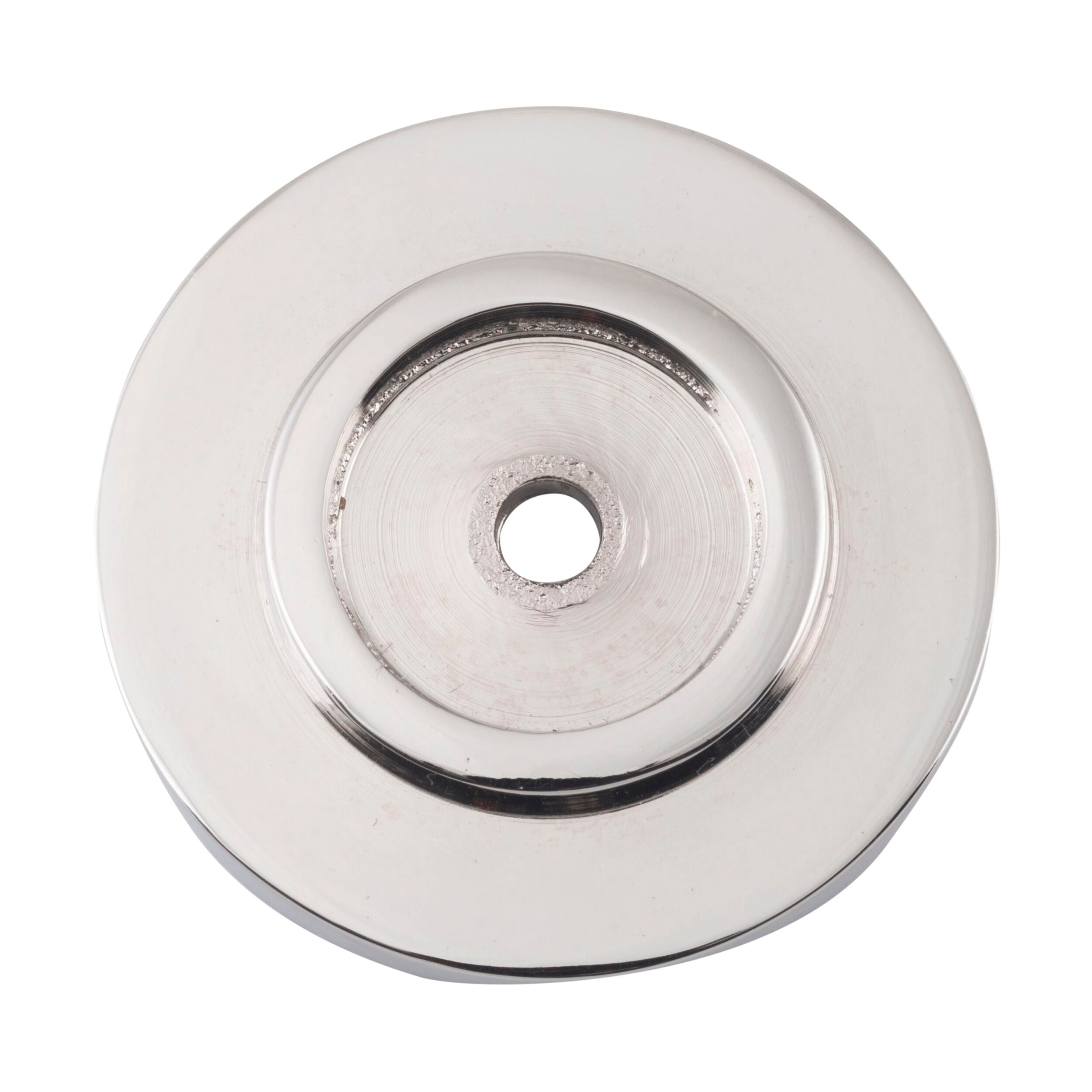 6540 Backplate for Domed Cupboard Knob - Polished Nickel Finish - 32mm Diameter - Cabinet Hardware Replacement - Perfect for Kitchen & Bathroom Renovation