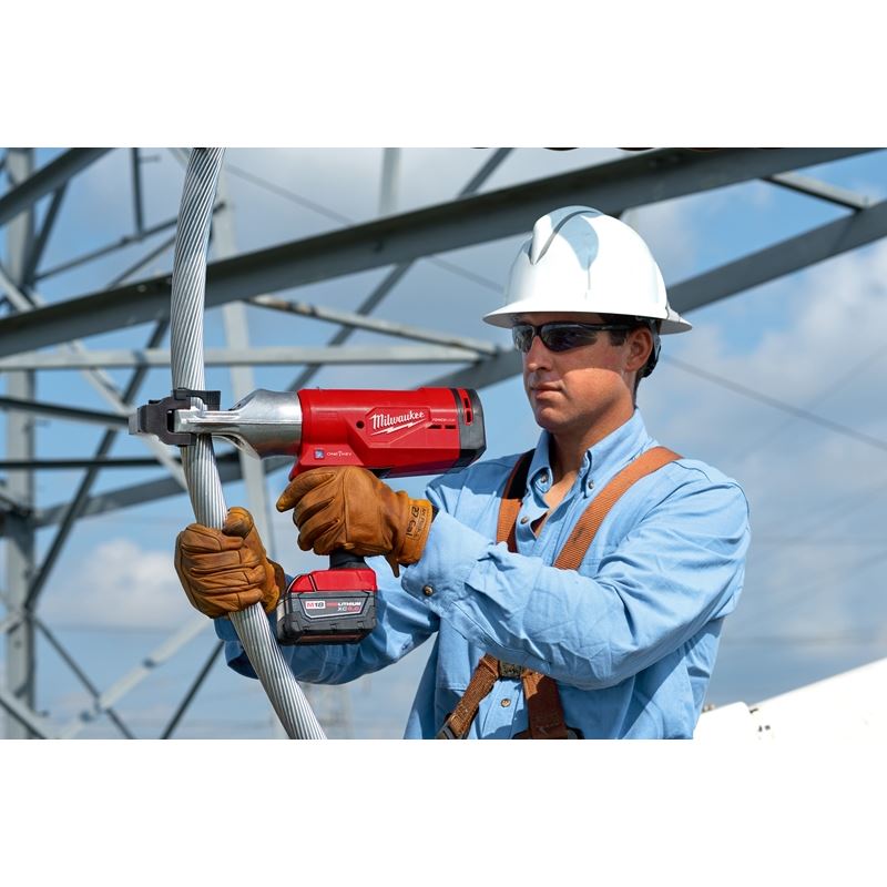 M18 18-Volt Lithium-Ion Cordless Force Logic 1590 ACSR Cable Cutter Kit - Professional Electrician Tool for Utility Line Work & Construction Projects