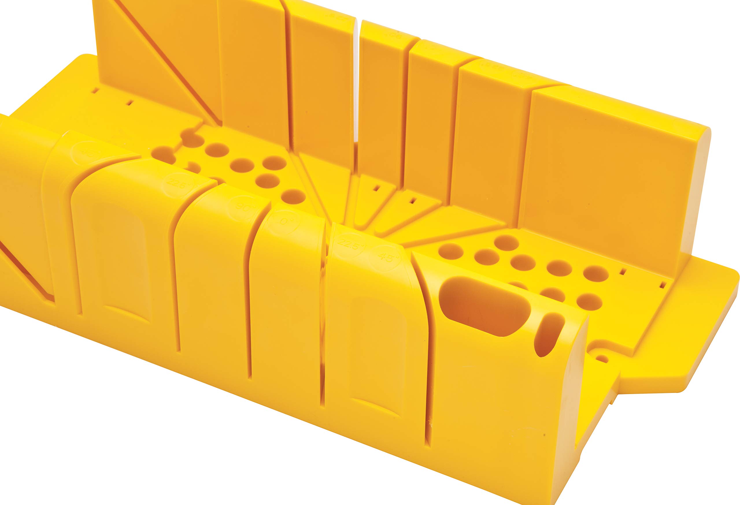 Stanley 1-20-600 Saw Storage Miter Box with Included Saw - Durable Black Woodworking Tool for Precise Angle Cuts | Perfect for DIY Projects, Carpentry & Home Renovations