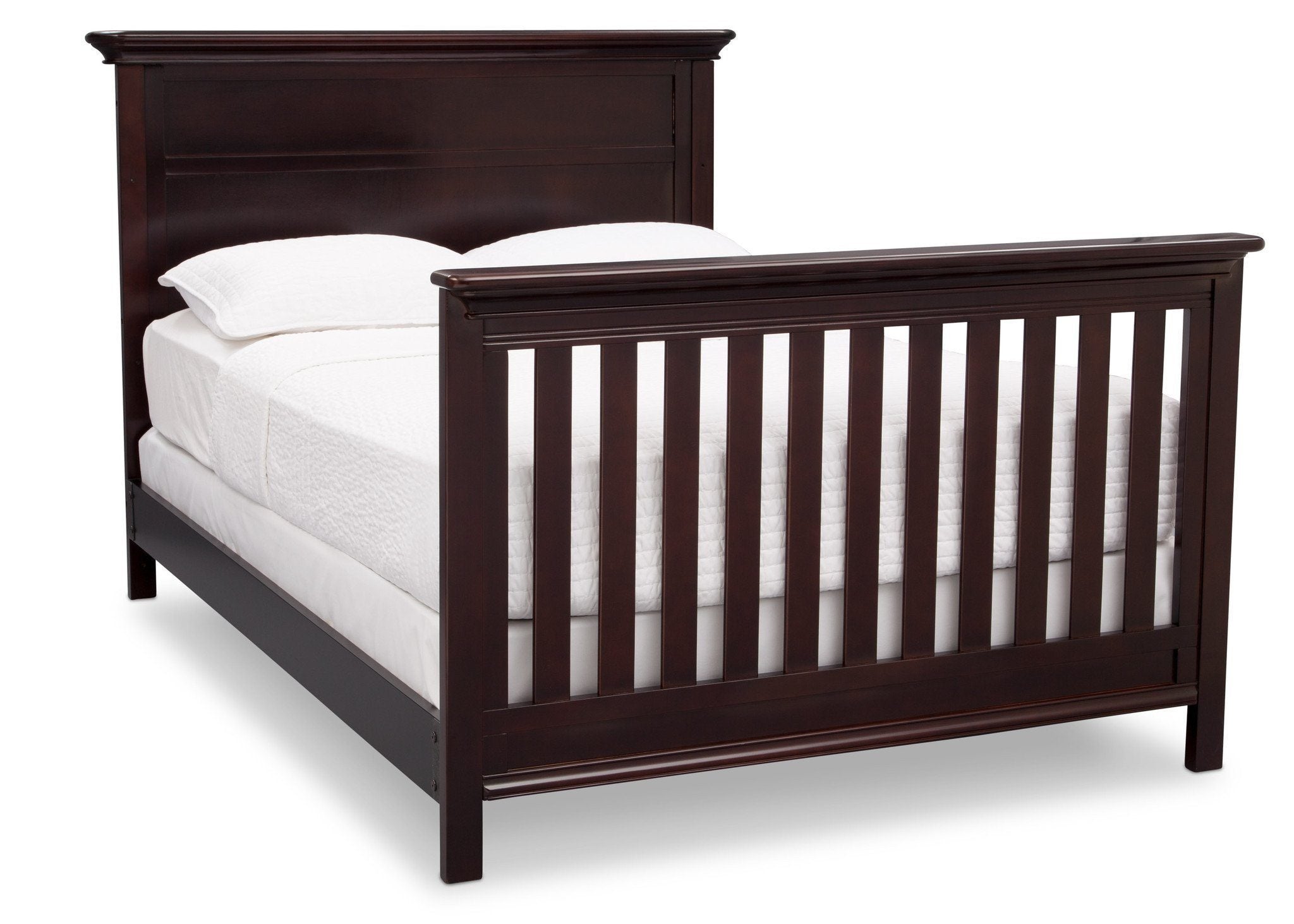 Fairmount 4-in-1 Convertible Baby Crib - Toddler Bed, Daybed & Full-Size Bed - Safe & Stylish Nursery Furniture for Newborns to Teens - Perfect for Bedrooms, Daycare & Guest Rooms