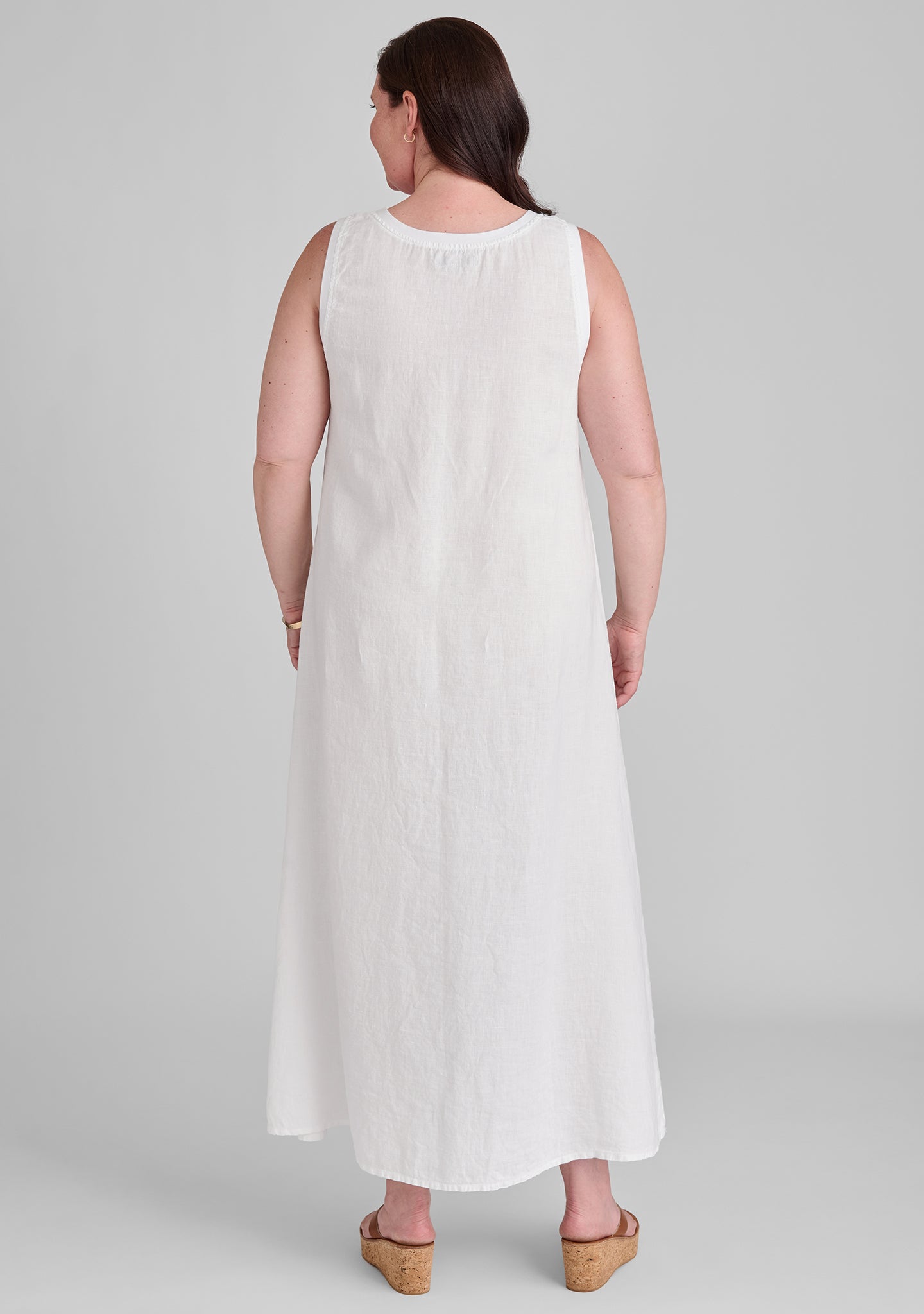 Serene Linen Maxi Dress for Women - Breathable & Comfortable Summer Beach Dress for Vacation, Boho Chic Outfit