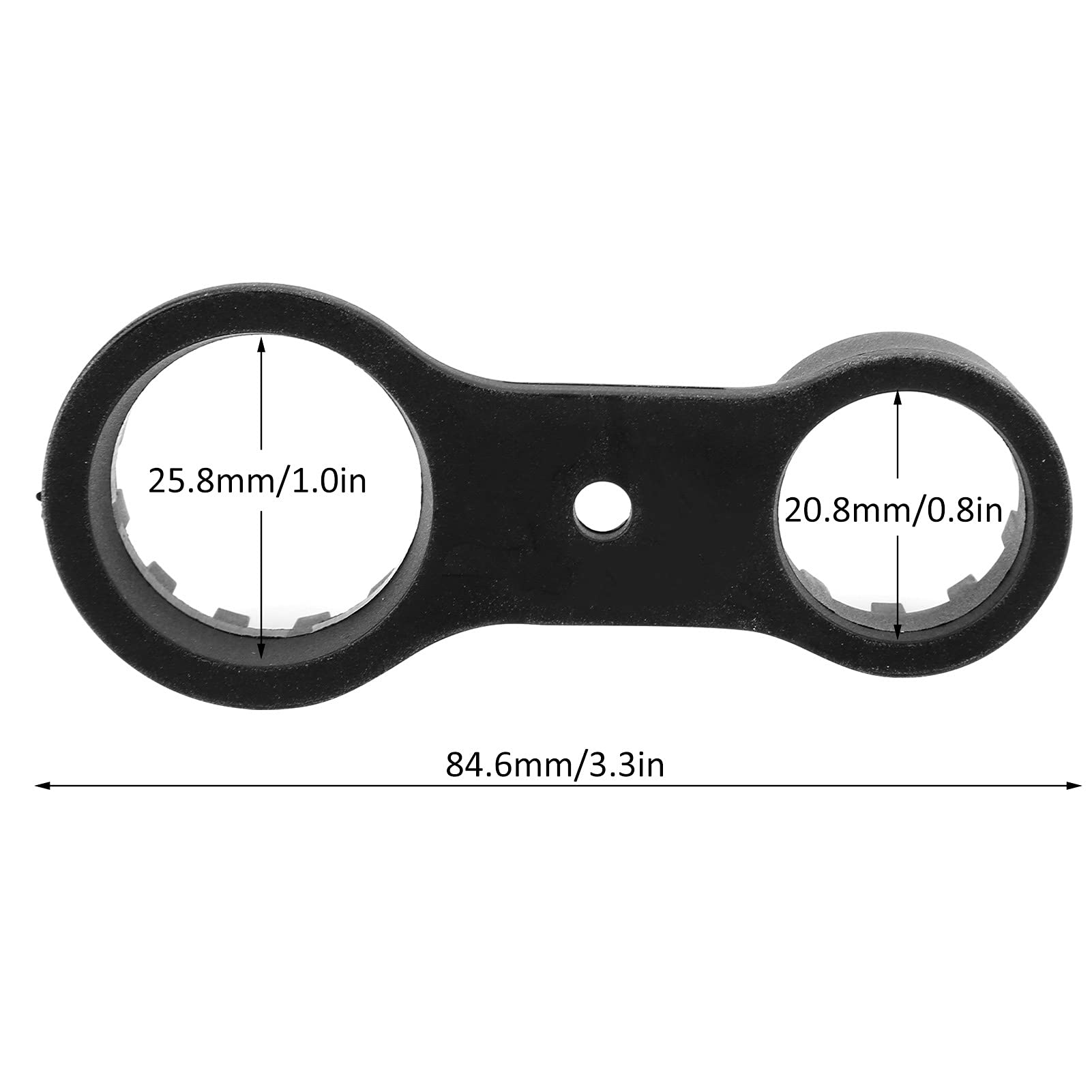 Mountain Bike Fork Spanner Wrench - Plastic Front Fork Repair Tool for XCT/XCM/XCR - Durable Bicycle Maintenance Hardware for Trail Riding & Off-Road Cycling