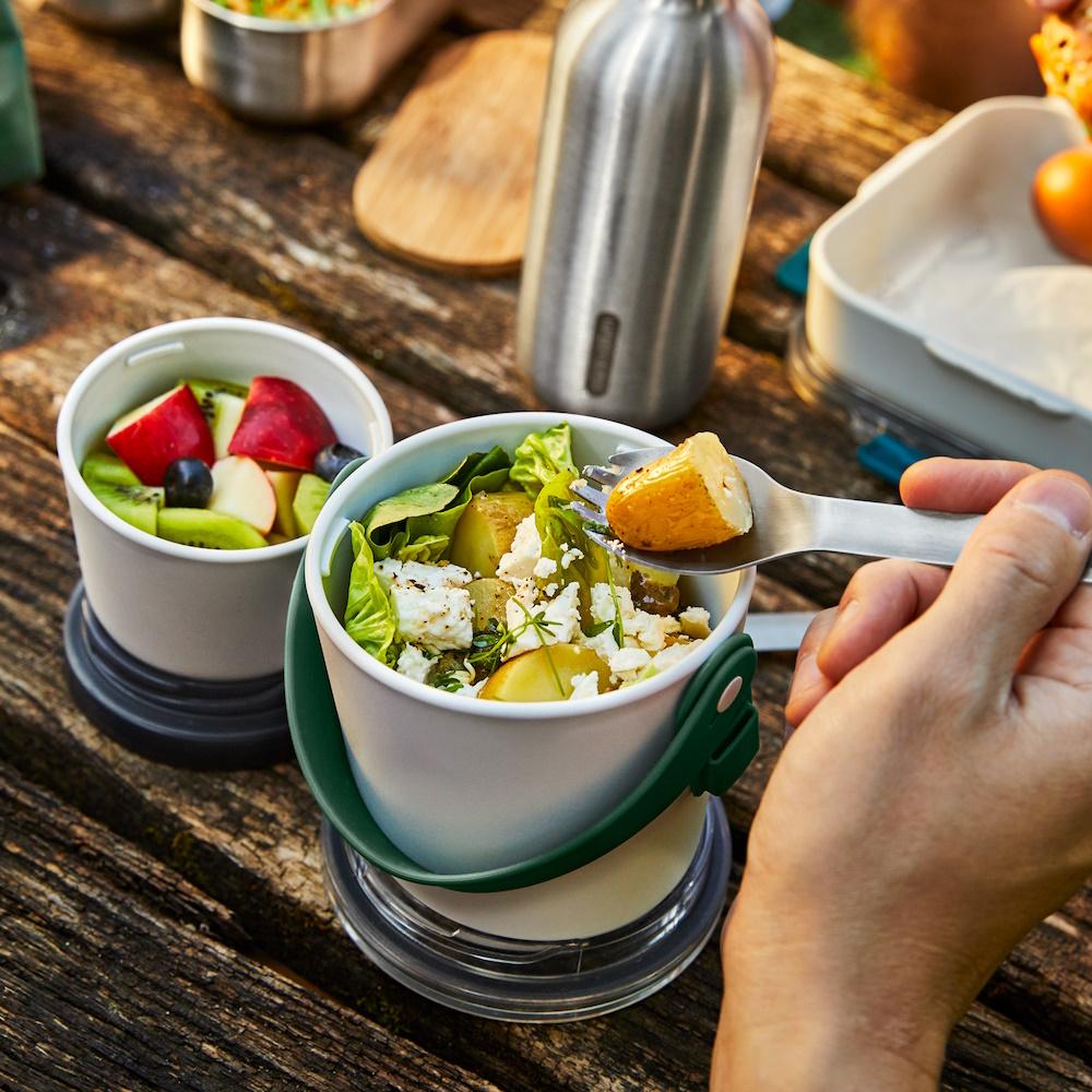 Black + Blum Stainless Steel Lunch Pot 600ml - Insulated Food Container for Work, School & Outdoor Picnics