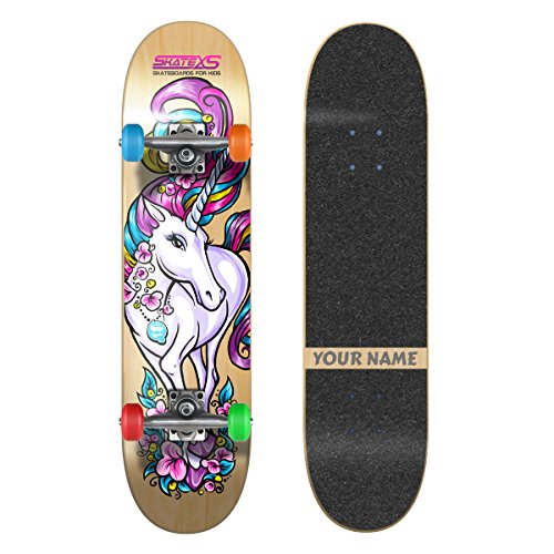 Black Grip Tape / Multi-Color Wheels