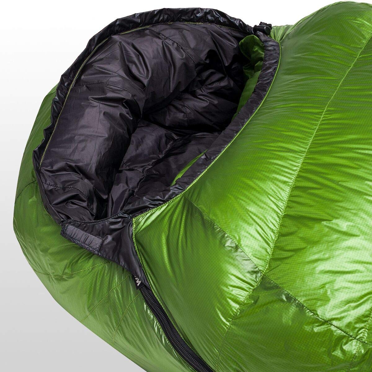 Western Mountaineering 10°F Versalite Ultralight Sleeping Bag - Moss Green, 6FT, Right Zip - Perfect for Backpacking, Camping & Cold Weather Adventures