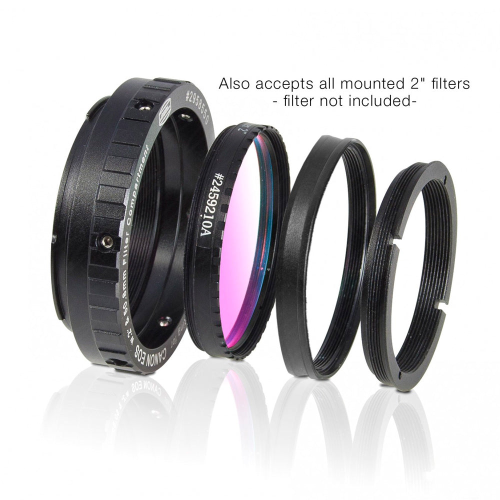 BAADER T-Ring Adapter for Canon EOS Cameras with Filter Holder - Perfect for Astrophotography & Telescope Photography