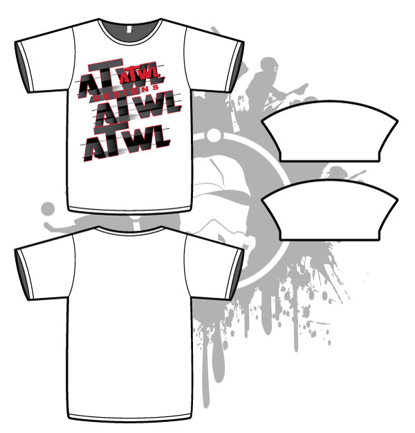 Men's White Sublimation Soccer Jersey - Repeat Design - Breathable & Lightweight for Training & Match Play