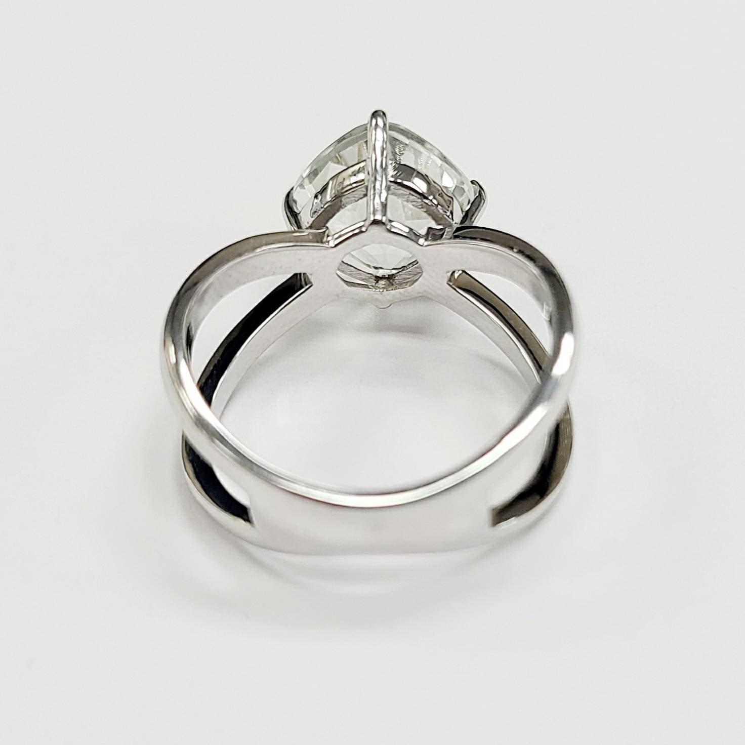 Custom Made Sterling Silver or 14K Solid Gold Blank Ring - 5mm or 10mm Square Cut - Personalized Jewelry for Engagements, Weddings, or Unique Gifts