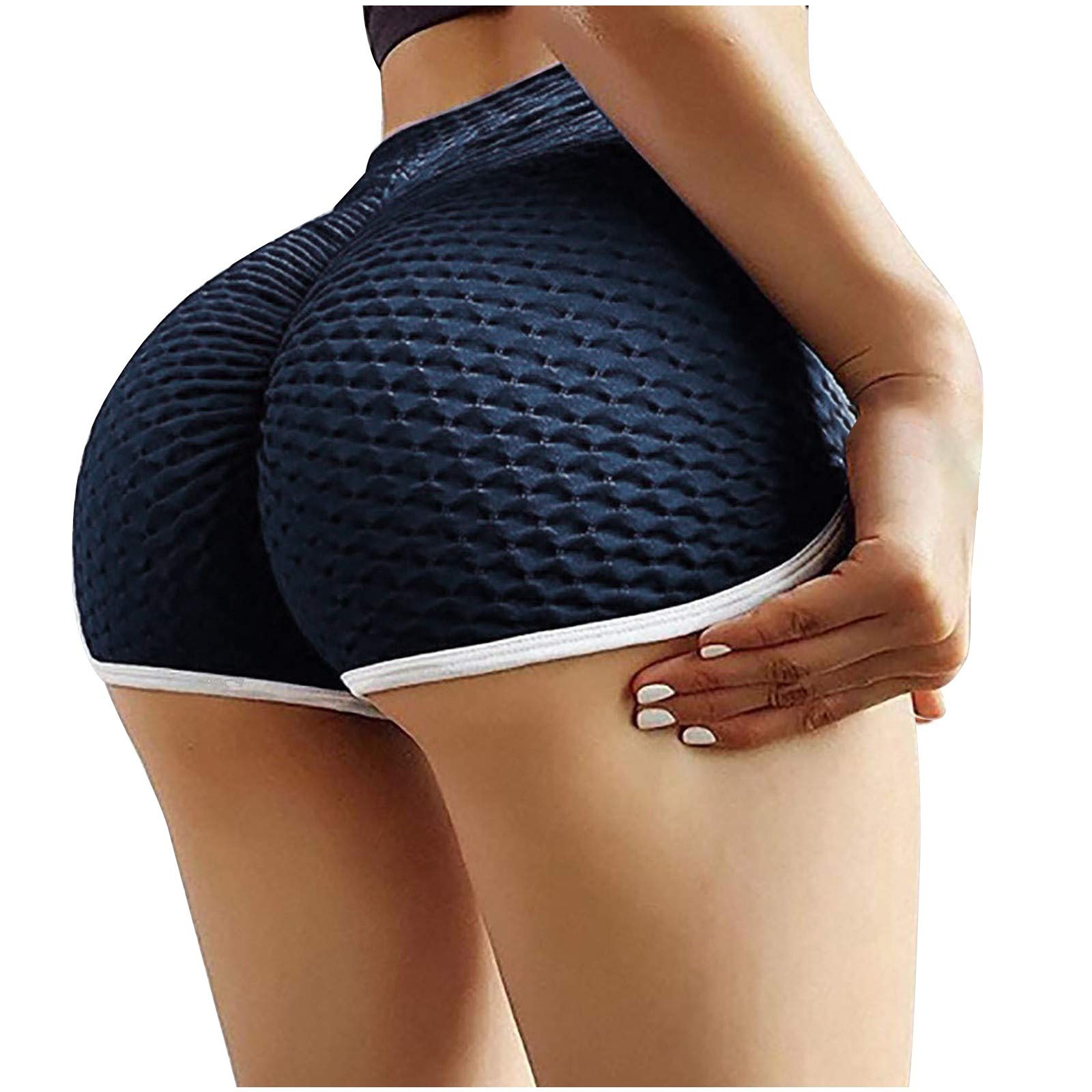 **KUDICO Women's Plus Size High Waist Biker Shorts - Lightweight Gym Workout Yoga Athletic Shorts for Running, Cycling & Lounge Wear**