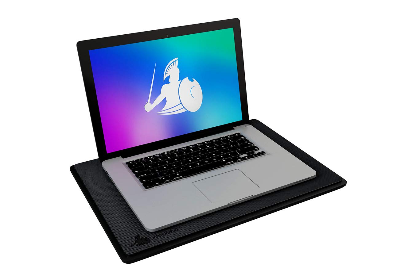 DefenderShield DefenderPad Laptop EMF Radiation Protection & Heat Shield Lap Pad - Blocks 5G, WiFi & EMF - Compatible with 17
