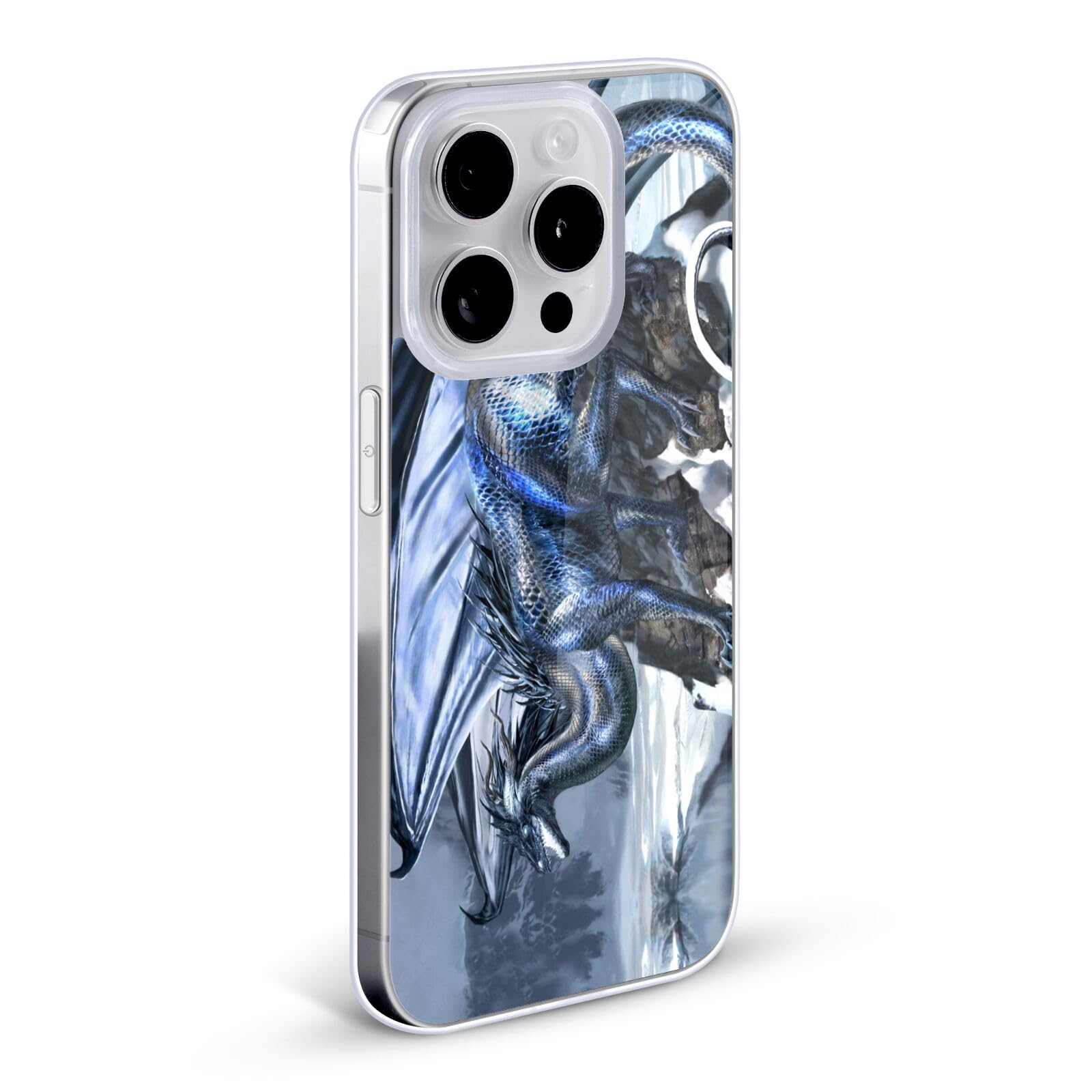 Officially Licensed Ruth Thompson Silverblood Dragons Soft Gel Case for Apple iPhone 13 Pro - Stylish Protective Cover for Everyday Use, Gaming & Fantasy Lovers