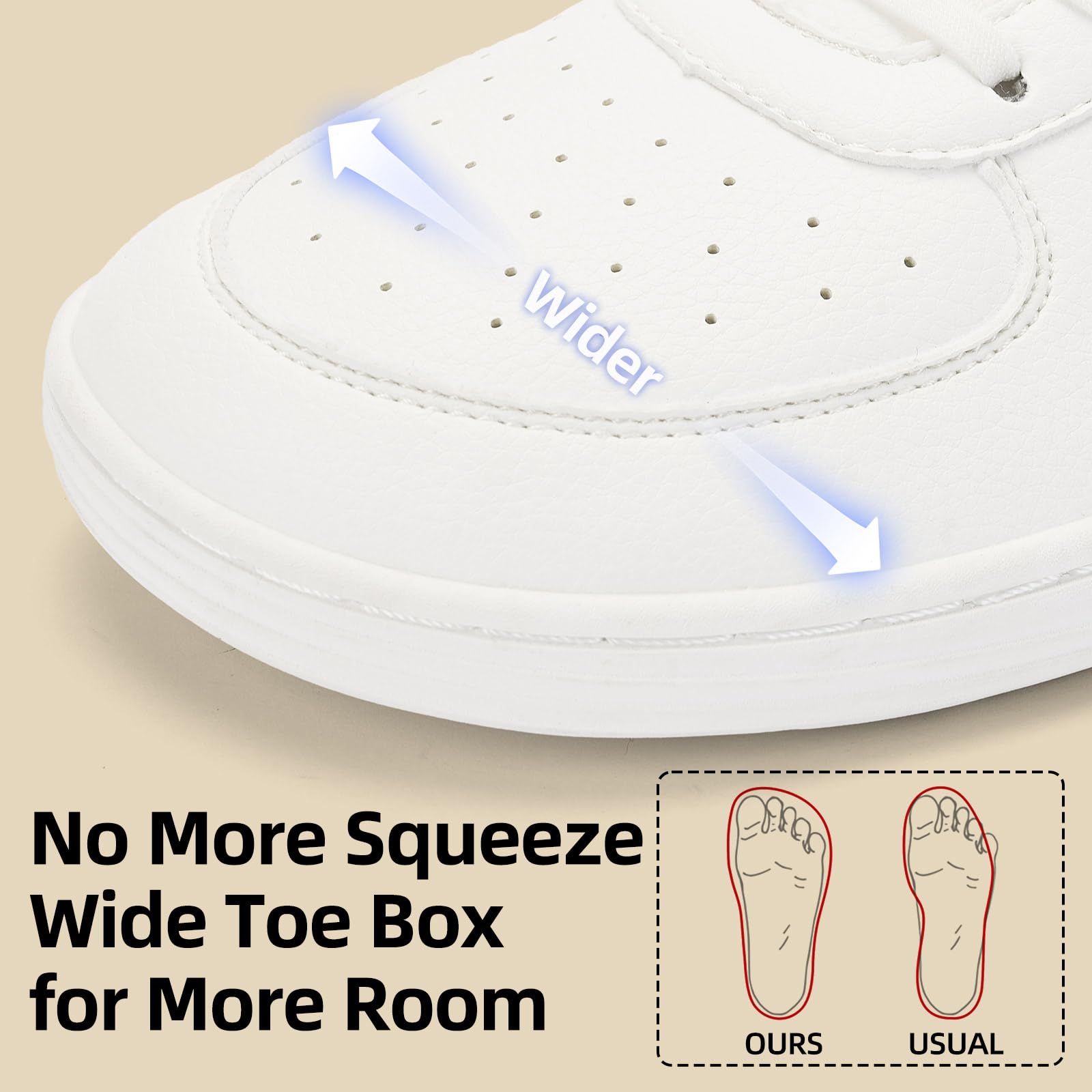**Men's Pulltop Barefoot Wide Toe Box Shoes - Minimalist Zero Drop Dress Sneakers | Slip-Resistant Walking Shoes for Office, Travel & Casual Wear**