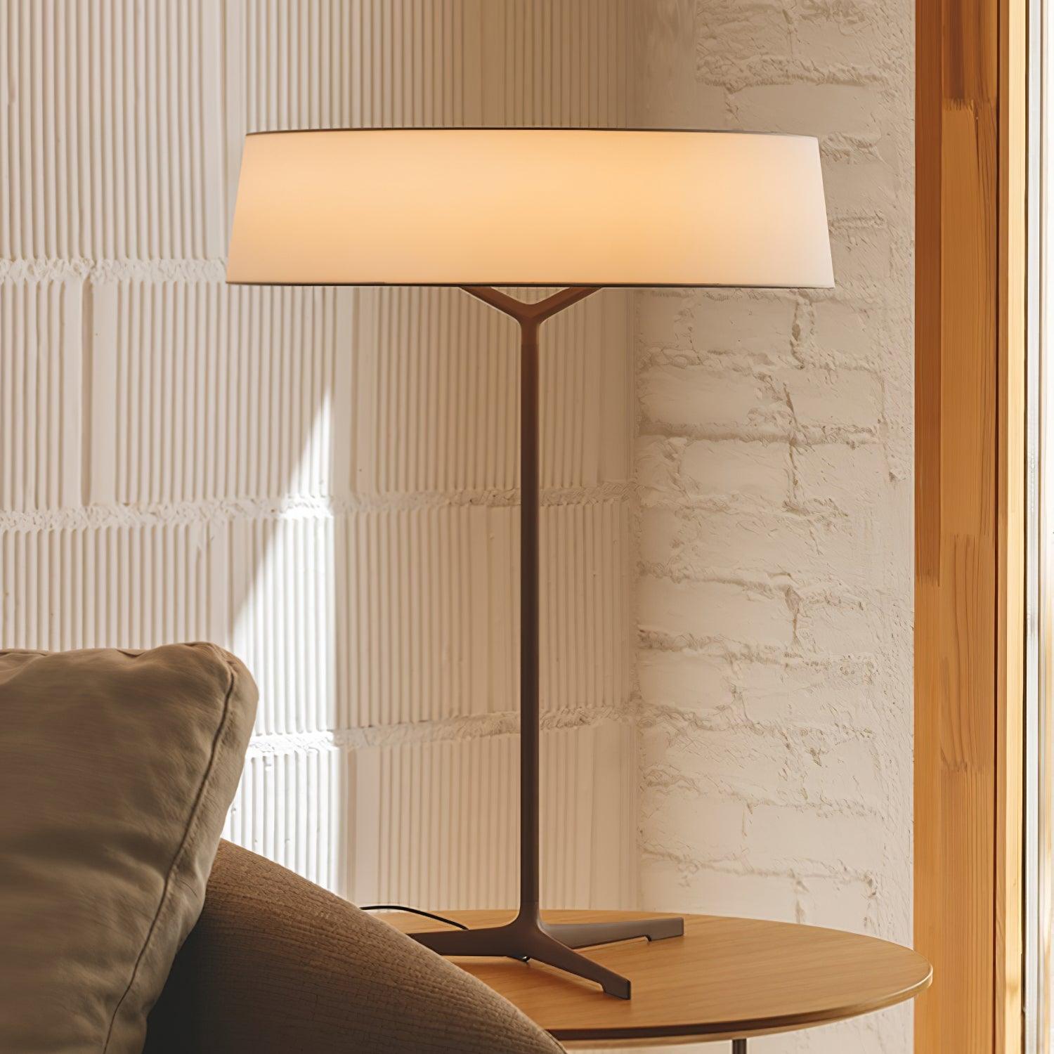 Modern DAMA Table Lamp - Stylish LED Nightstand Lamp with USB Port & Touch Control for Bedroom, Living Room, Office - Warm White & Cool White Light Modes