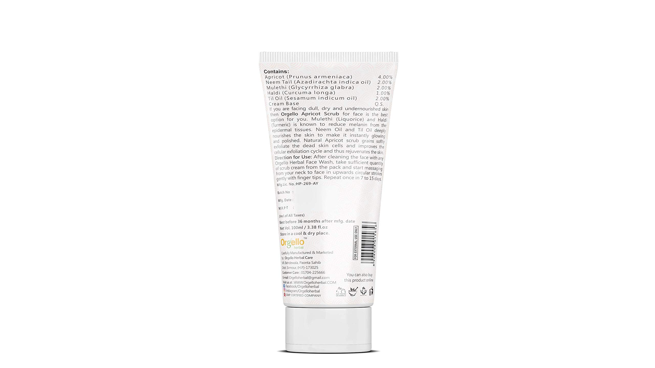 Organic Herbal Skincare Combo Kit - Arabica Coffee Facial Cleanser (100ml) & Apricot Face Scrub (100g) | Natural Exfoliation & Deep Cleansing for Glowing Skin | Perfect for Daily Skincare Routine & Spa Day at Home
