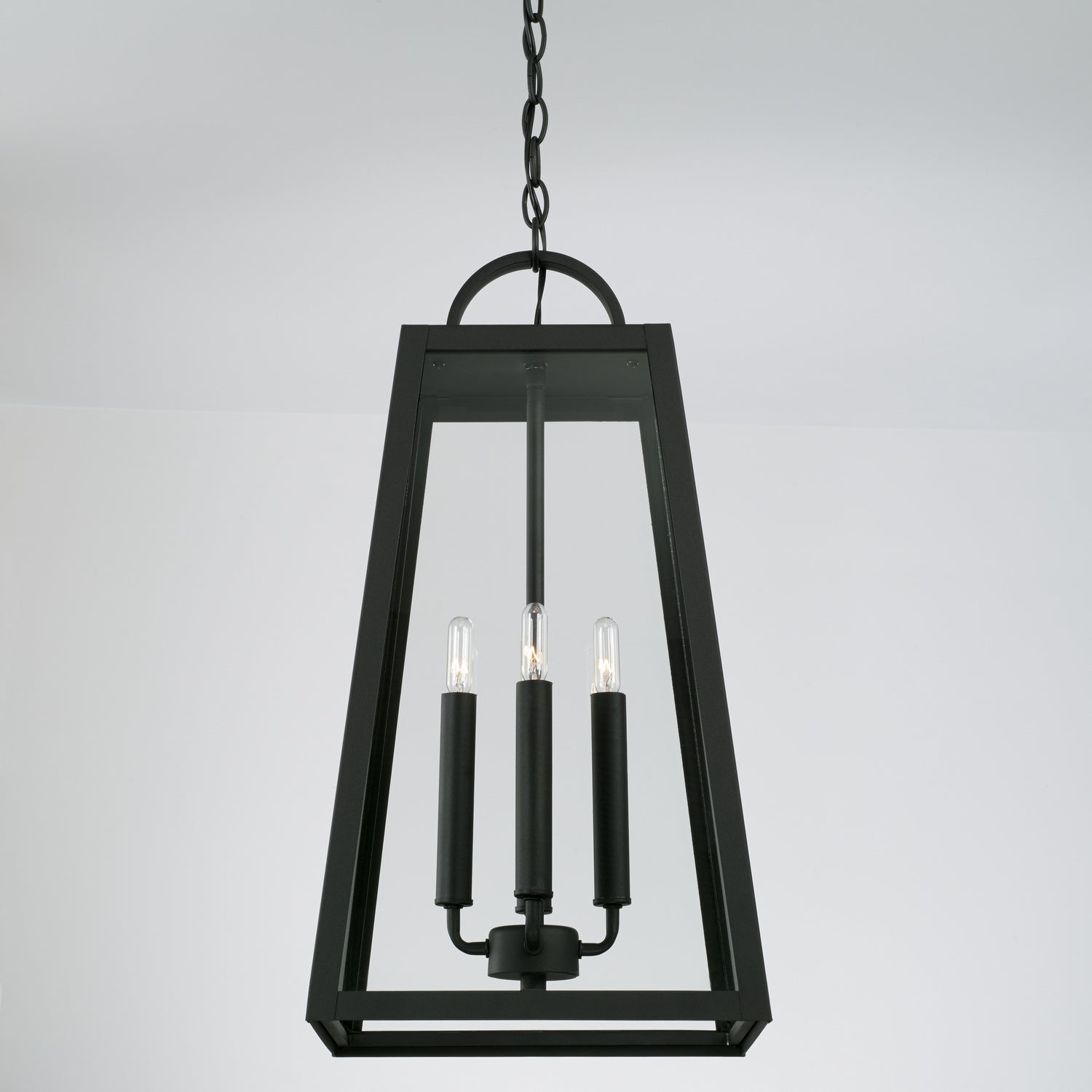 Capital Lighting Four Light Outdoor Hanging Lantern - Weatherproof Patio Lighting for Porch, Garden & Entryway
