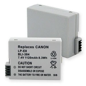 Original Canon LP-E8 Battery for EOS Rebel T2i T3i 550D 600D 650D - High Capacity Replacement Power Pack for DSLR Cameras - Perfect for Travel, Photography & Video Shooting