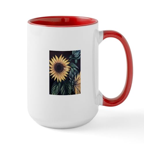 White/Red Inside - Sunflower Life Mugs