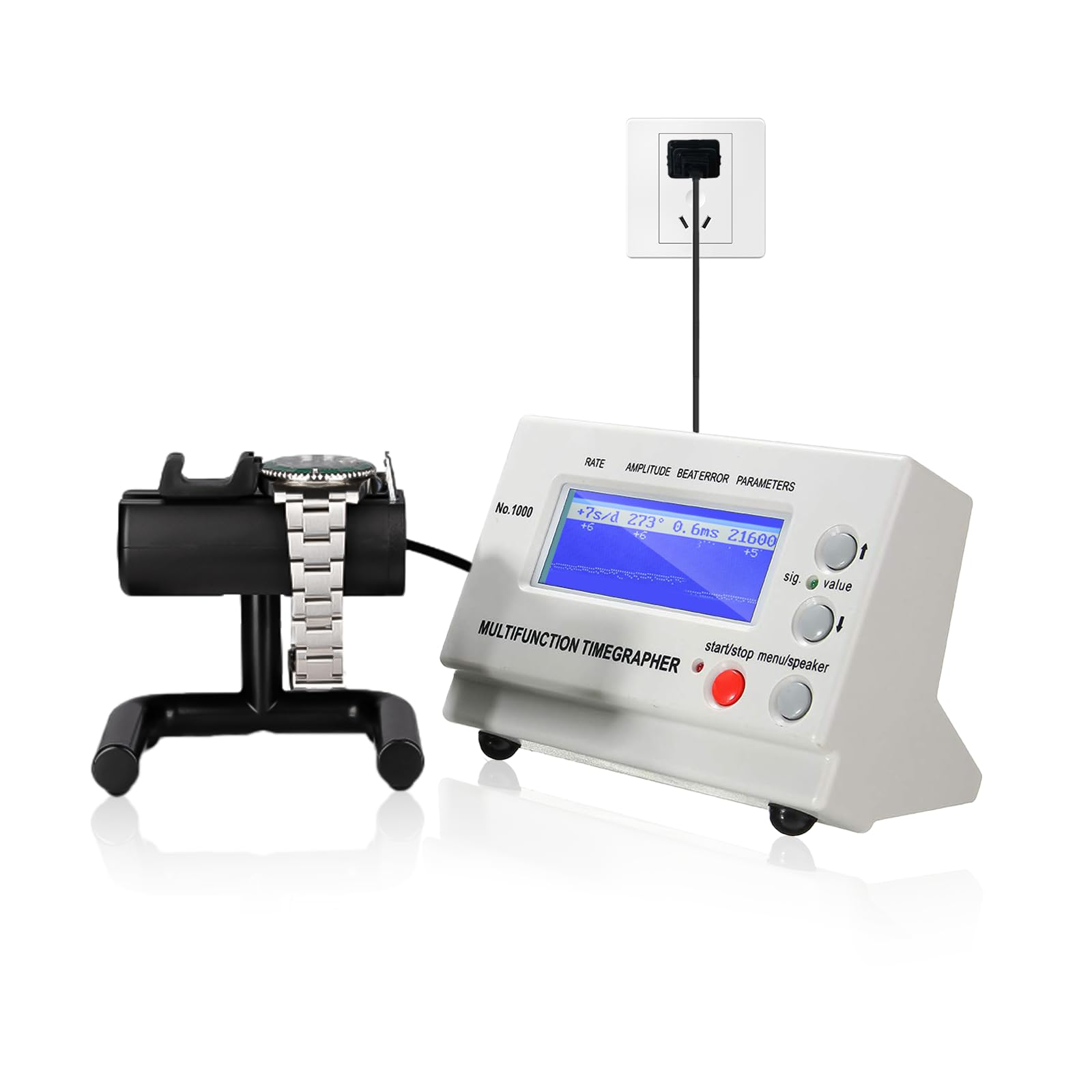 SWANSOFT Timegrapher No.1000 - Professional Multifunctional Watch Tester & Timing Machine for Watchmakers | Precision Calibration Tool for Mechanical & Automatic Watches | Perfect for Watch Repair Shops, Jewelers & Horology Enthusiasts