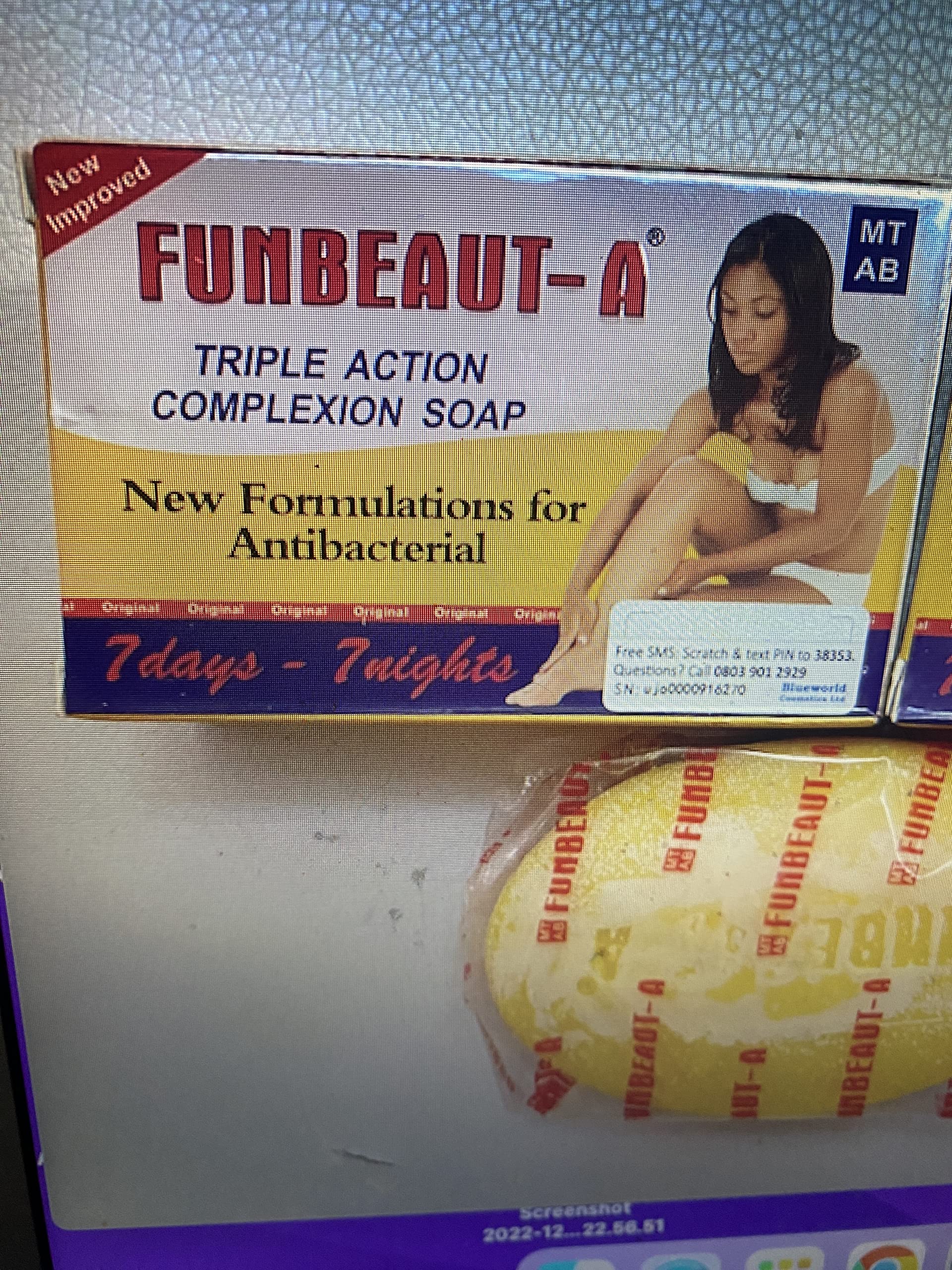 Funbeaut Triple Action Complexion Cleansing Soap Bar - Deep Pore Cleanser for Acne, Blackheads & Oily Skin - Gentle Face Wash for Daily Skincare Routine (1 Bar)