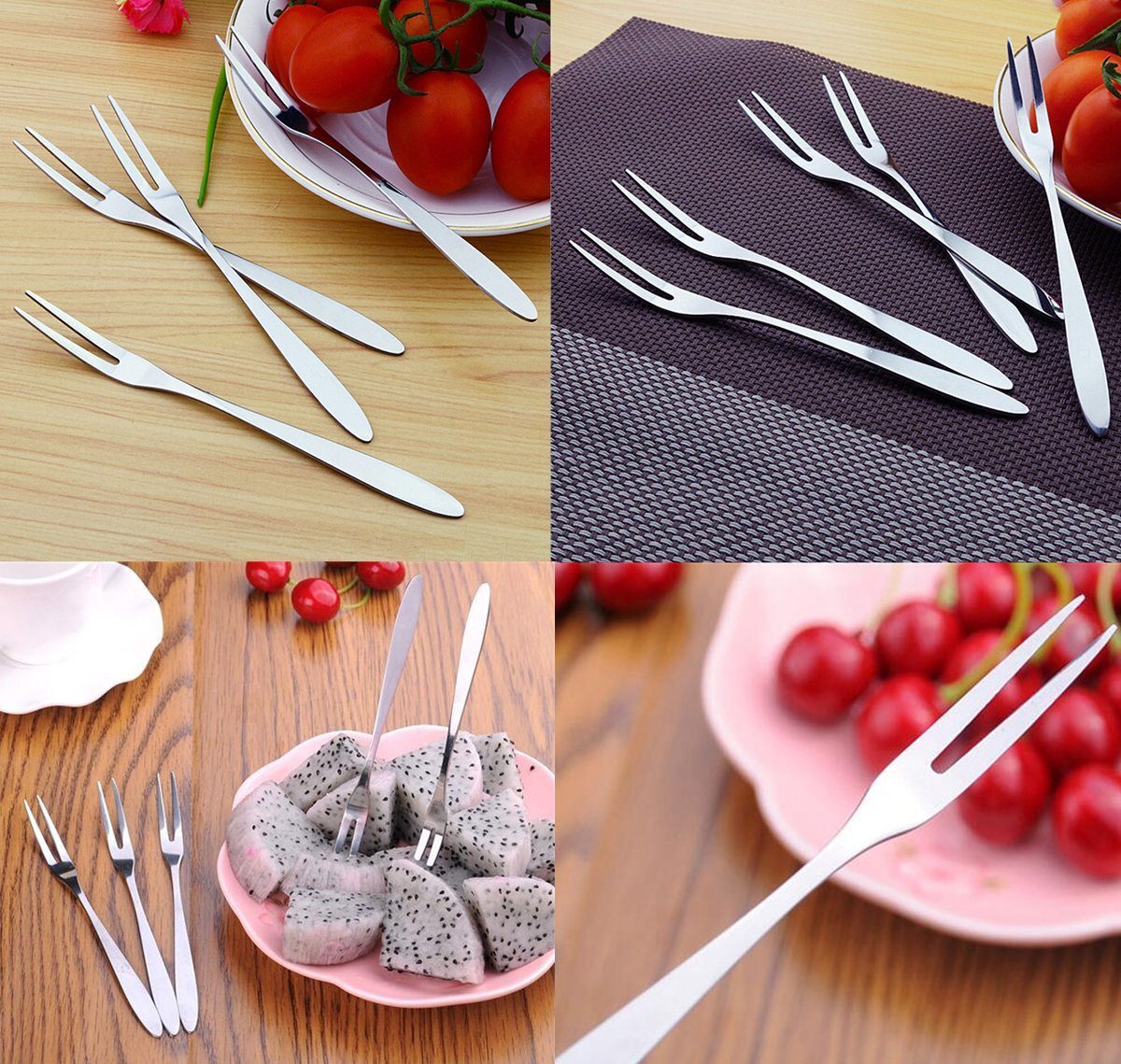 COMIART 24-Piece Stainless Steel Appetizer Forks Set - 5.1 Inch Mini Dessert Forks for Salad, Fruit, Cocktails, Cheese Tasting - Perfect for Parties, Weddings, Catering & Home Entertaining