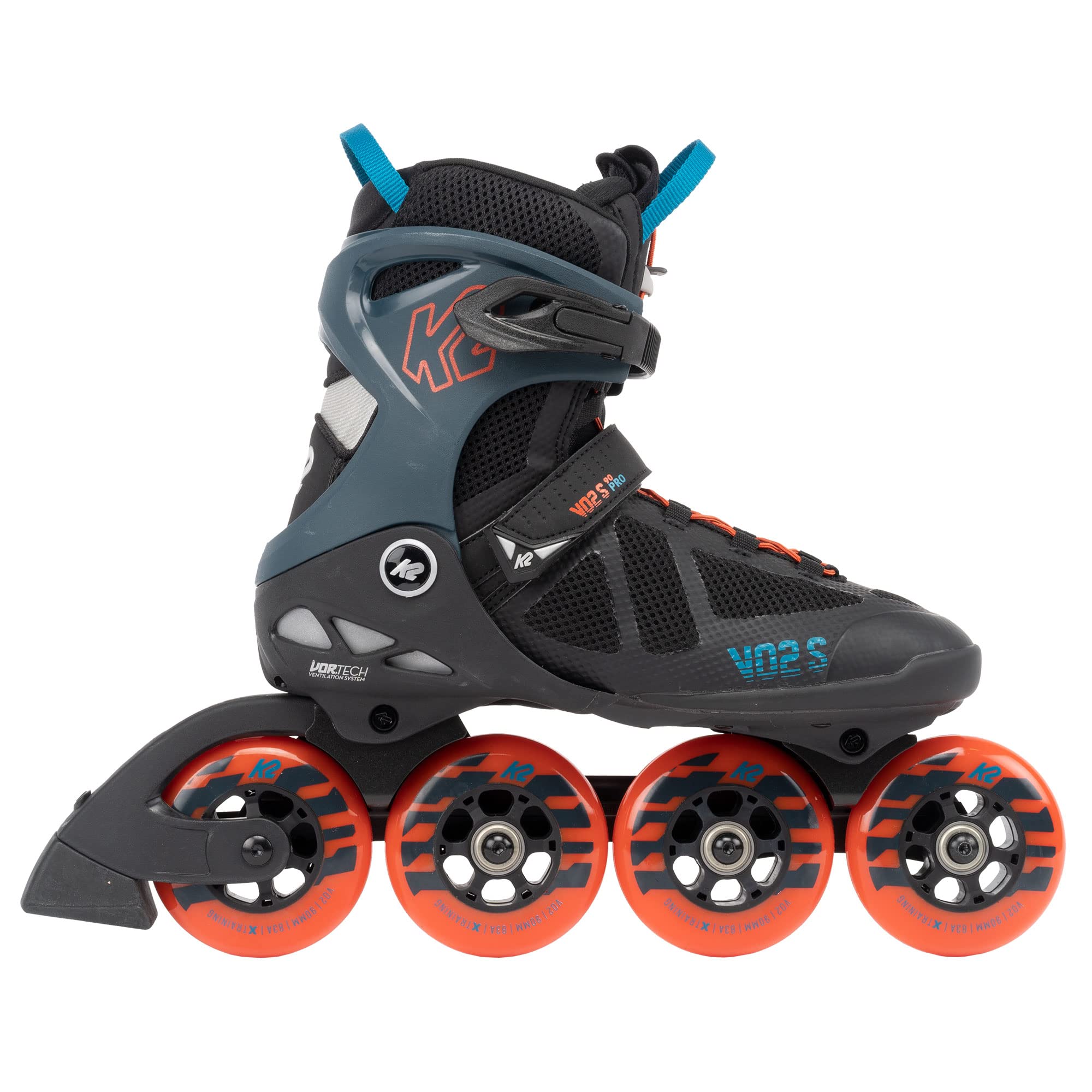 K2 VO2 S 90 Men's Inline Skates - High-Performance Rollerblades for Fitness, Speed & Urban Skating | Perfect for Outdoor Exercise & Commuting