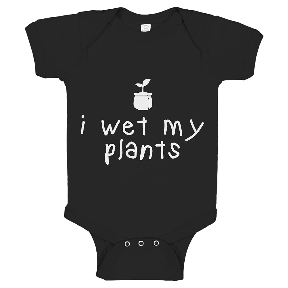 100% Cotton Baby Romper - 'I Wet My Plants' Cute Infant Bodysuit for Newborns & Toddlers | Perfect for Playtime, Photo Shoots & Everyday Wear
