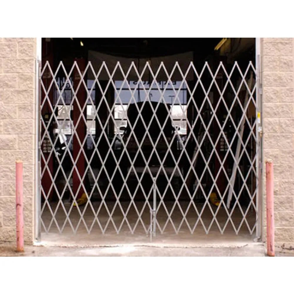 Adjustable Steel Folding Gates - Heavy Duty Expandable Security Barrier for Home, Yard, and Pet Safety | Indoor & Outdoor Use