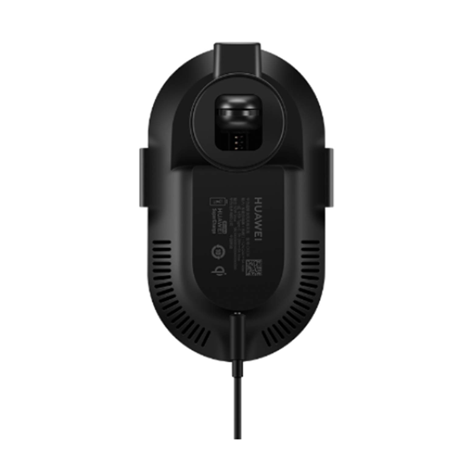HUAWEI 50W Super Fast Wireless Car Charger CK030 - Carbon Crystal Black | Qi-Certified Fast Charging for Phones | Perfect for Road Trips & Commuting