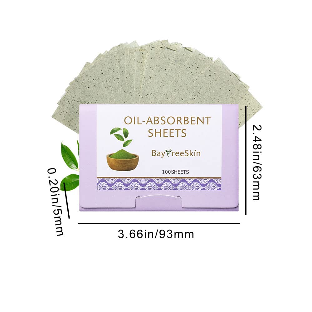 100 Sheets Oil Absorbing Blotting Paper for Oily & Combination Skin | Pureology Soft Facial Tissues | Shine Control for Makeup Touch-Ups & On-the-Go Use
