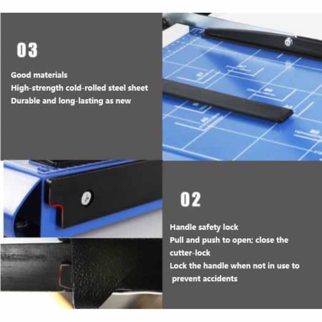 Heavy-Duty A4 Paper Cutter with Round Corner - Professional Photo & Document Trimmer for Scrapbooking, Office, and Crafting Projects