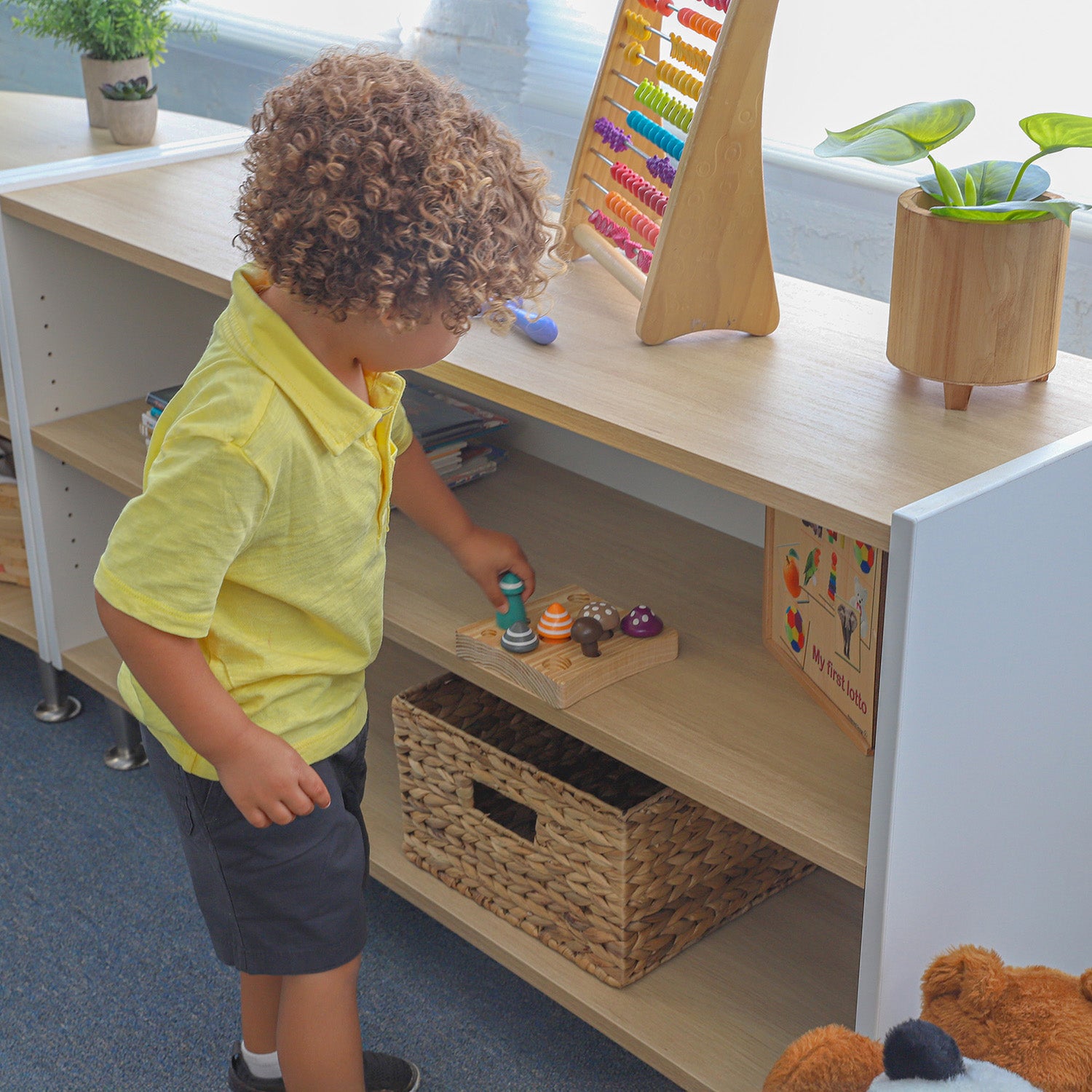 Adjustable Shelf Cabinet 27 Inch Height - WB1917 - Modern Storage Solution for Kitchen, Bathroom or Office Organization