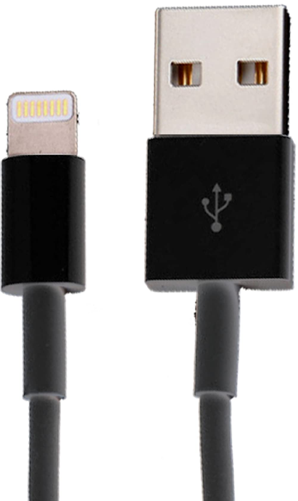 MFI Certified USB to Lightning Cable 1m - Fast Charging & Sync for iPhone 11/12/13/14/SE, iPad Air/Pro/Mini, Compatible with All Apple Devices (Black) - Perfect for Home, Office & Travel Charging