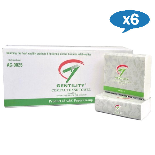 Premium Wholesale Gentle TAD Compact Interleaved Towels 19cm x 25cm (7.5