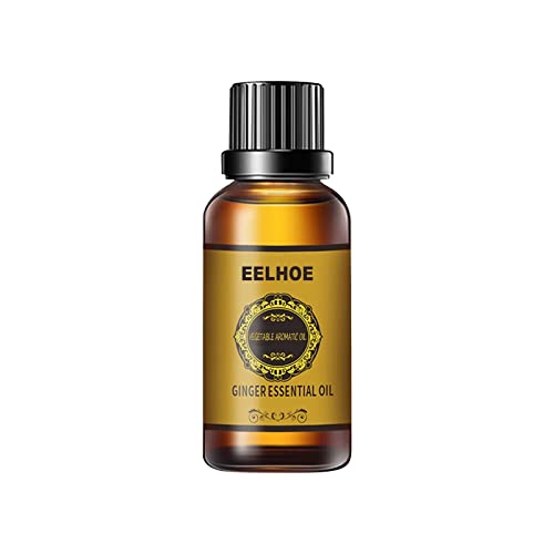 Natural Ginger Essential Oil for Relaxation & Belly Drainage - Herbal Slimming Massage Oil for Body Contouring & Relaxation | Perfect for Post-Workout Recovery, Spa Treatments & Home Wellness Routines