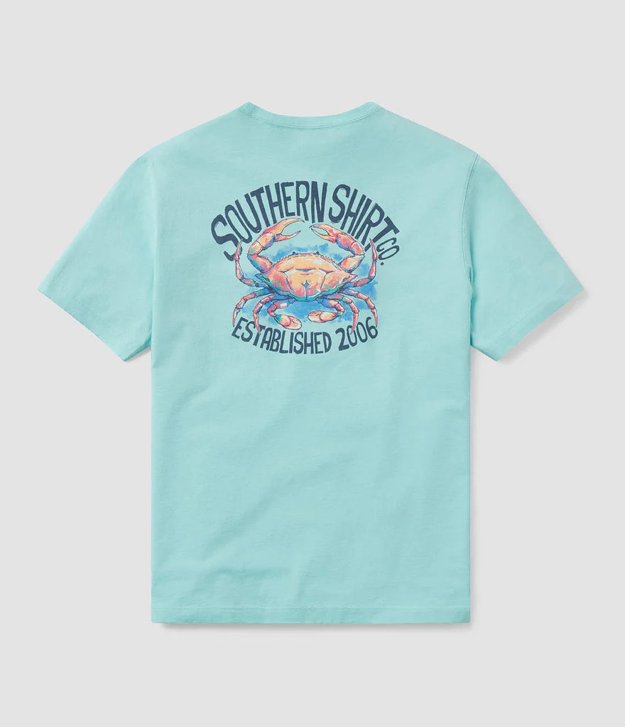 Southern Shirt Co. Jubilee Crab Graphic T-Shirt - Comfortable Cotton Tee for Men & Women - Perfect for Beach Vacations, Summer Outfits & Casual Wear