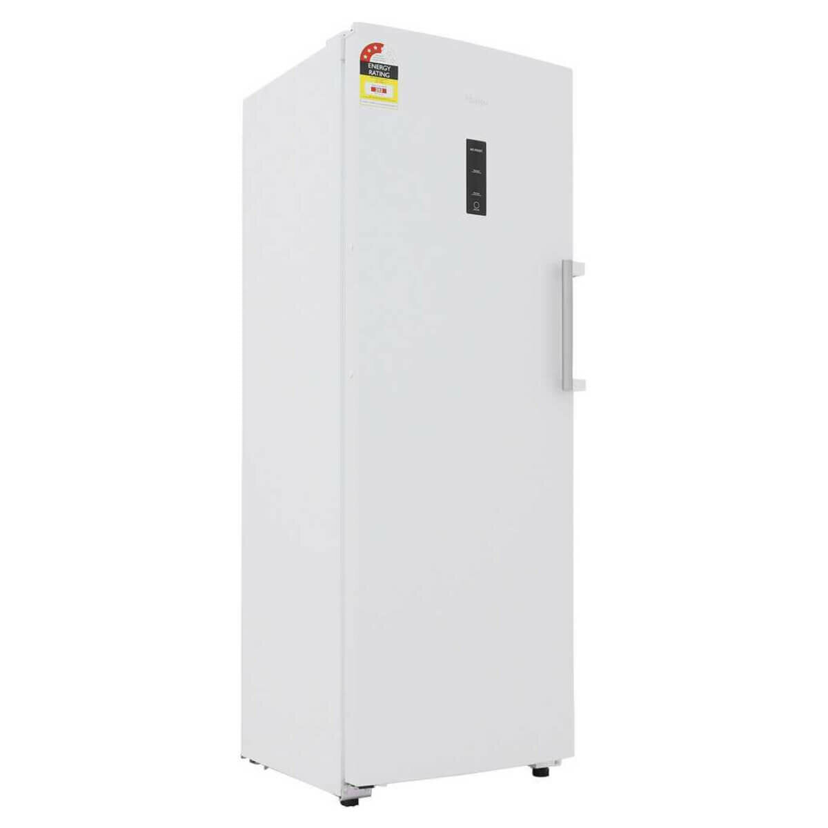 Haier 226L Vertical Frost Free Freezer - White Left Hinge Refrigerator HVF260WH3 LH for Home, Kitchen, Office, and Commercial Use