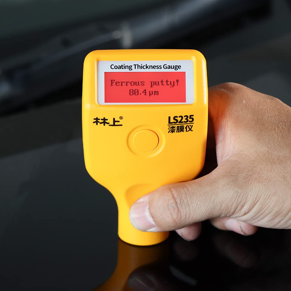 LS235 Automotive Paint Meter - Digital Car Paint Thickness Gauge for Auto Body Repair & Detailing | Professional Vehicle Paint Measurement Tool for Collision Shops, Used Car Dealers & DIY Enthusiasts