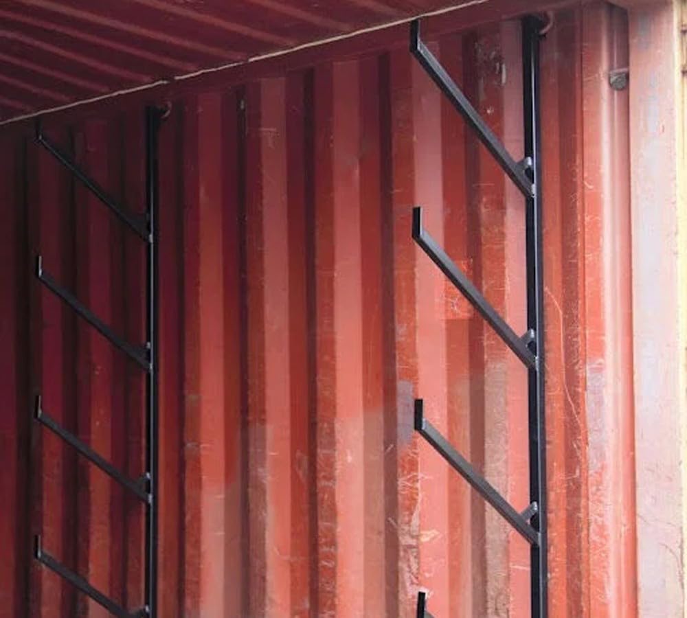 **Mytee Products Heavy Duty 4-Tier Shipping Container Pipe Rack – 18