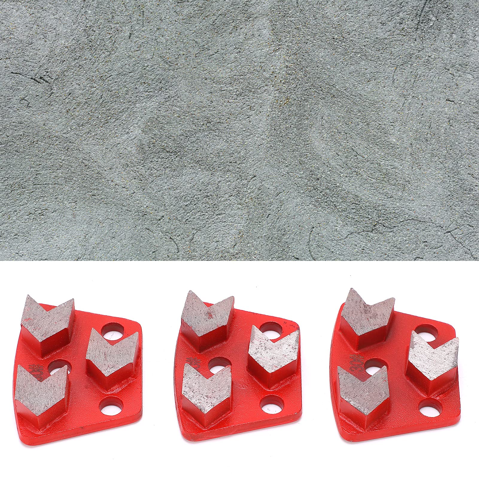 Durable Concrete Grinding Shoes with 3 Aggressive Teeth - Heavy-Duty Repair Tool for Men | Perfect for Floor Leveling, Surface Preparation & Construction Projects