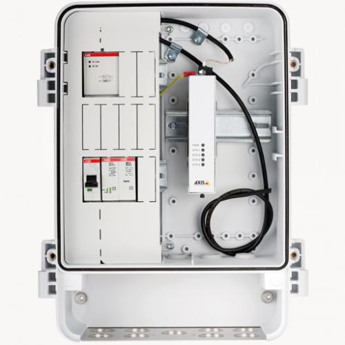 Axis Communications T98A15 VE Outdoor Ready Media Converter Cabinet A (120 VAC) - Weatherproof Network Enclosure for Security Cameras & IP Systems - Ideal for Outdoor Surveillance & Industrial Applications