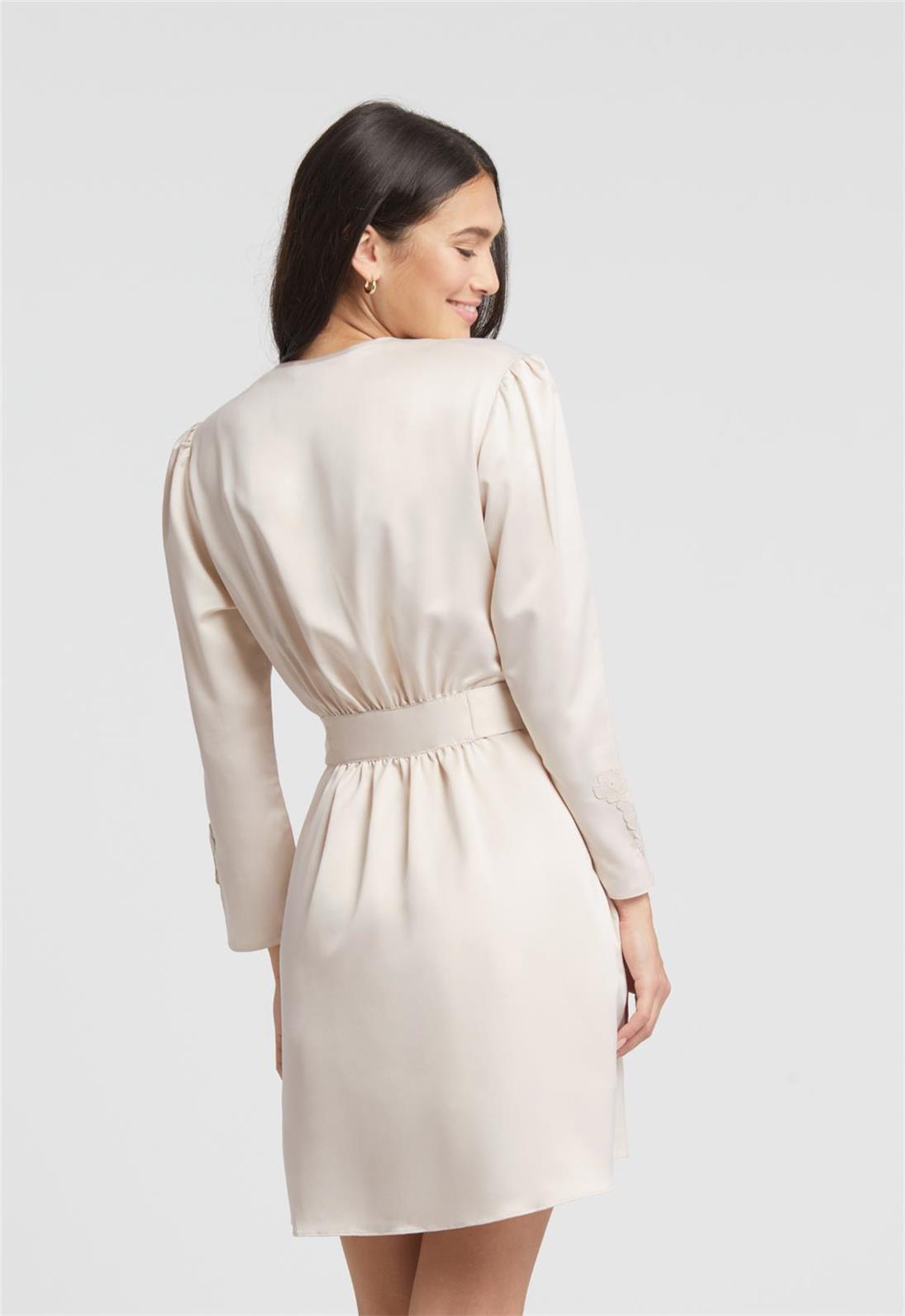 Elegant Maya Cover Up Champagne Shawl - Perfect for Weddings, Parties & Special Occasions
