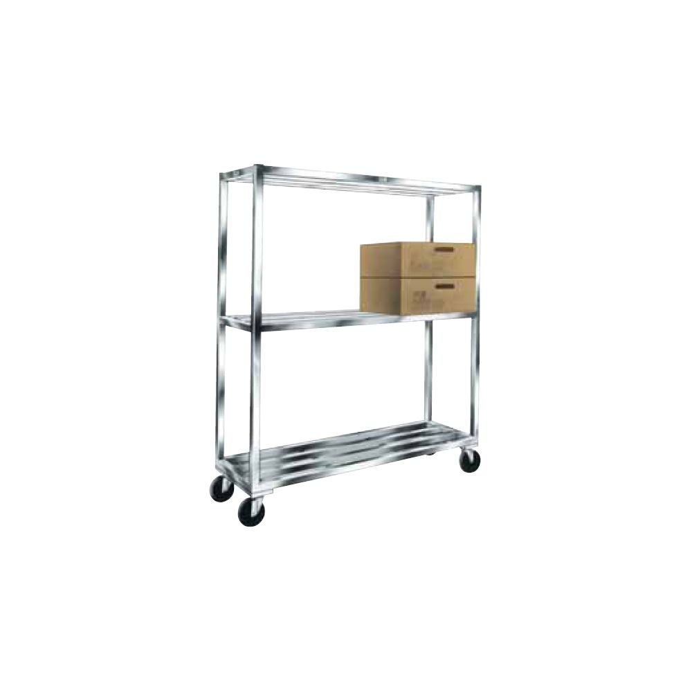 Win-Holt Mobile Cooler Tubular Shelving - Portable Storage Rack for Commercial Refrigerators & Freezers - Ideal for Restaurants, Grocery Stores & Food Service Businesses