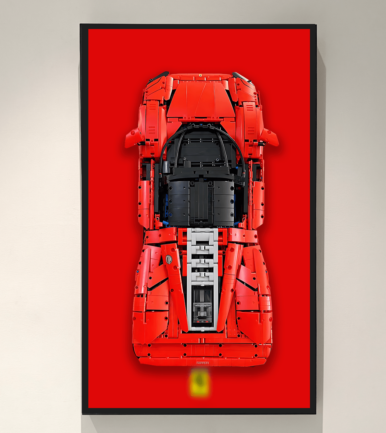 LEGO Technic Car Display Frame - Wall Mounted Showcase for LEGO Models | Perfect for Home Decor, Office Display & Collector's Showcase